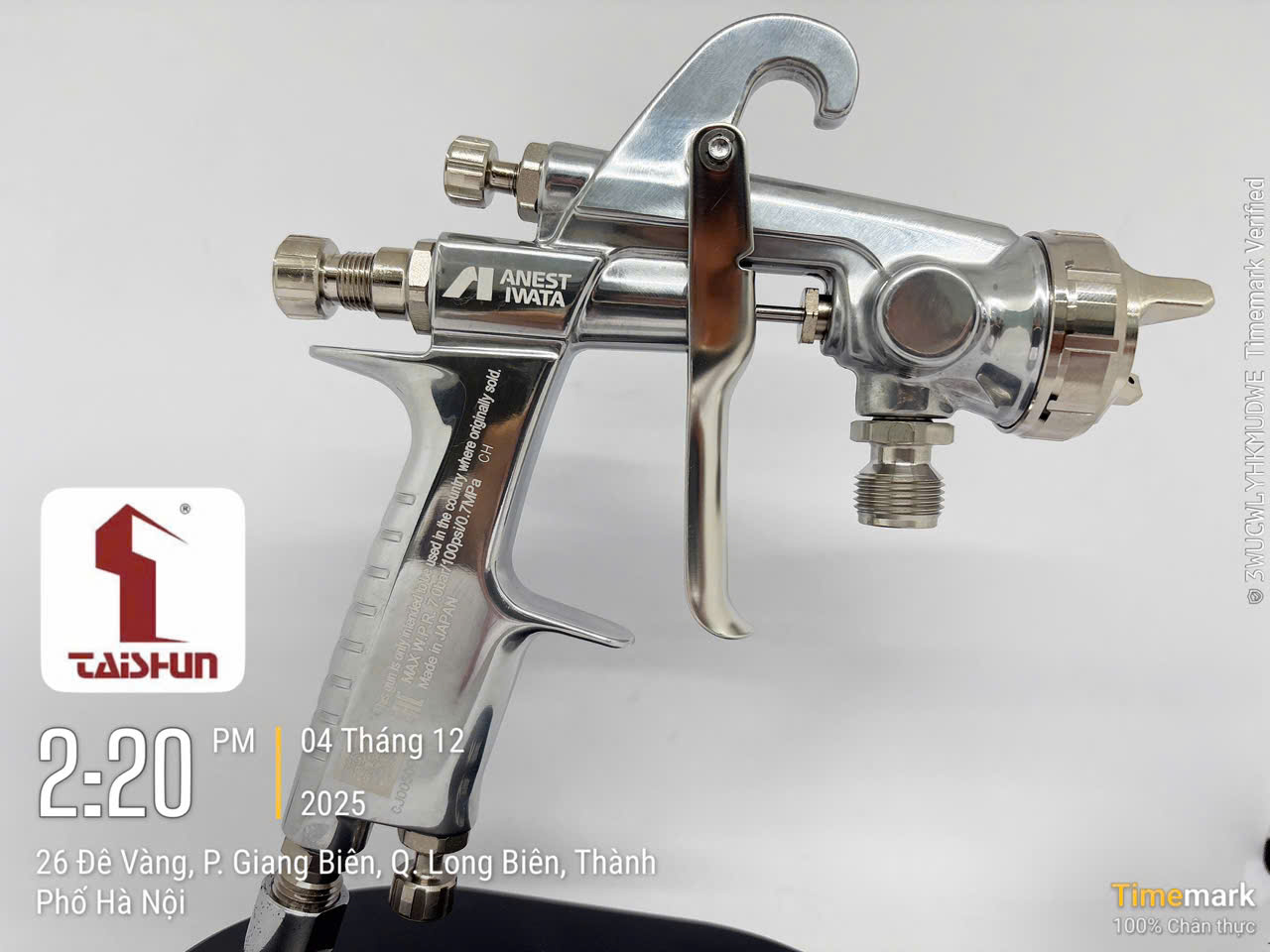 Súng phun sơn Anest Iwata WIDER2-12G2P lỗ phun 1.2mm áp lực